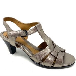 Sofft Sabana Athractide  leather sandals heels shoes sz 7M